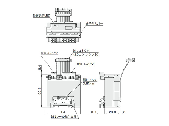 Bản vẽ chiều EX121-SDN1(-X26)