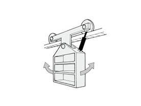 Preventing swaying on material handling systems (conveyors)