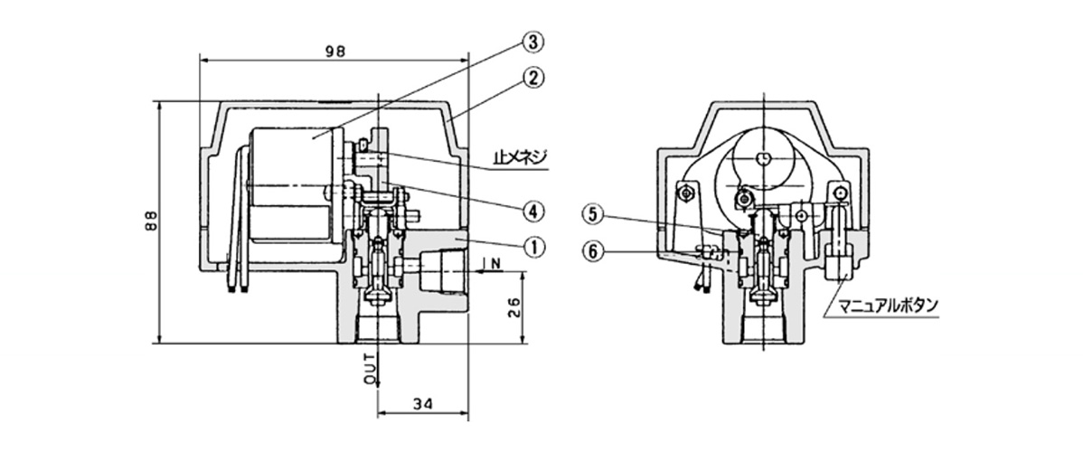 ADM200 structural and dimensional drawings