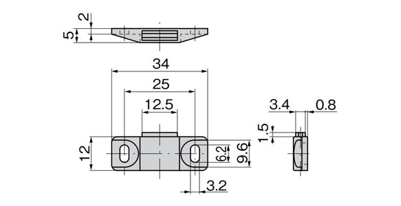 C-932-3 dimensional drawing