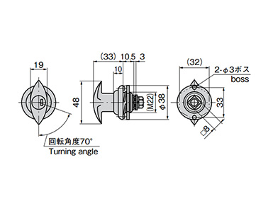 A-18 series dimensional drawing