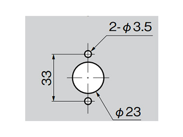 Panel hole drilling dimensions