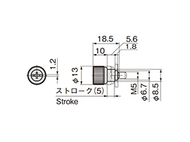 C-548-M5 dimensional drawing