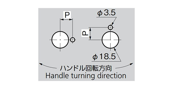 A-26-1, A-26-2 panel hole drilling dimensions