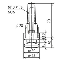 Drawing of CREFORM parts adjuster JG-12 SET