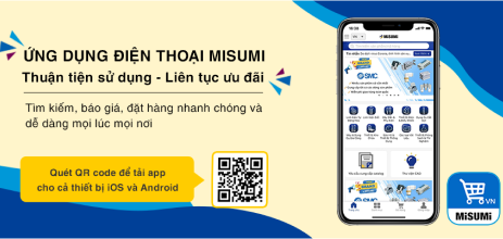 ỨNG DỤNG ĐIỆN THOẠI MISUMI