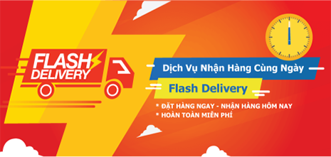 Dịch Vụ Nhận Hàng Cùng Ngày - Flash Delivery