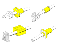 Dẫn hướng tác động trực tiếp bằng trục và bạc trượt tuyến tính