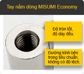 Đặc tính tay nắm thanh tròn Economy Series