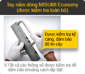 Đặc tính tay nắm thanh tròn Economy Series