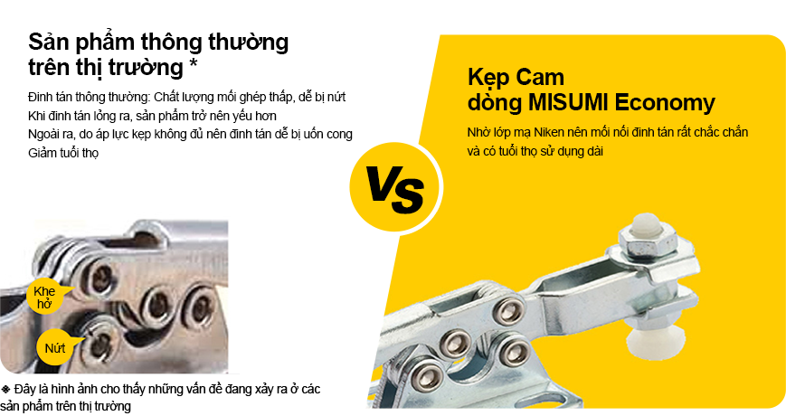 Kẹp cam Economy Series siêu tiết kiệm