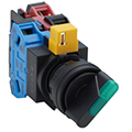 ø22 HW Series, Illuminated Selector Switch