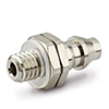 Barb Fitting For Soft Tubes M-3AU-3, -4 Mini Fitting